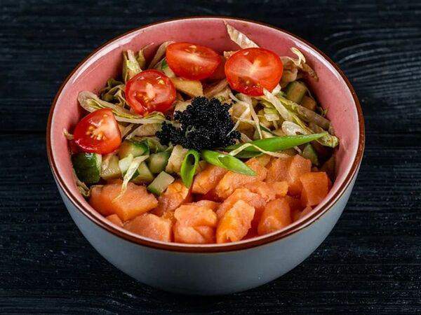 У дяди Вани - Поке с копчёным лососем