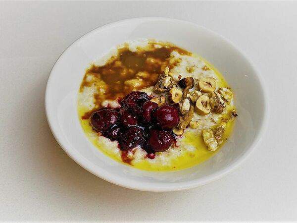 Massimo - Овсяная каша с кремом из черешни