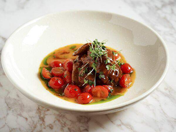 Плакучая Ива - Язычки ягненка со спелыми томатами