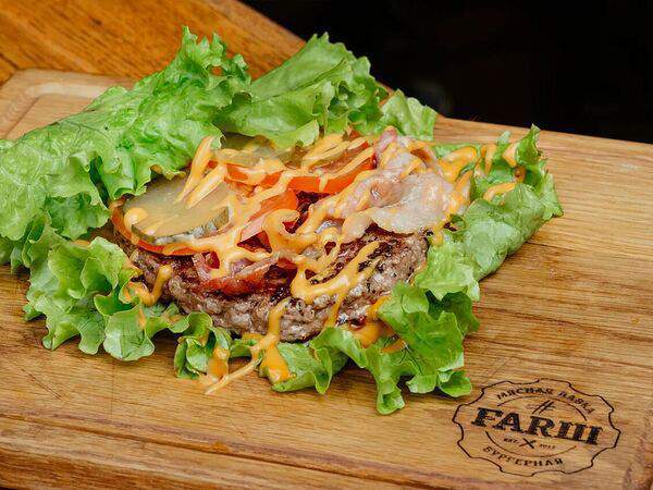 #FARШ - Бургер дорки порки в листьях