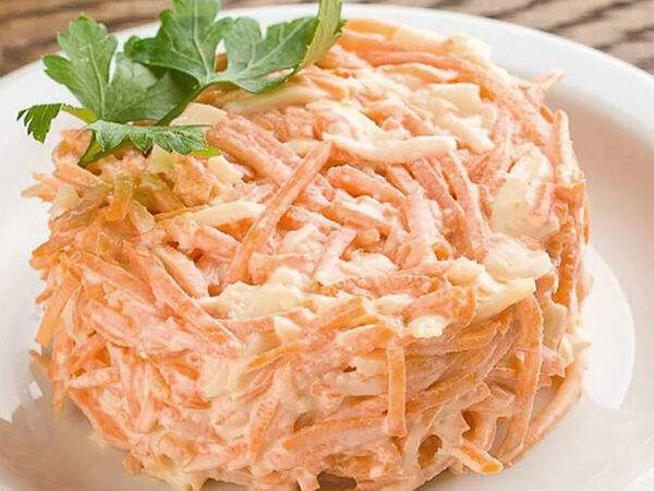 Сковородка - Салат Морковь с чесноком