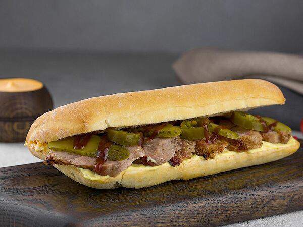 Супер пицца плюс - Куба-сэндвич с шашлыком из свинины