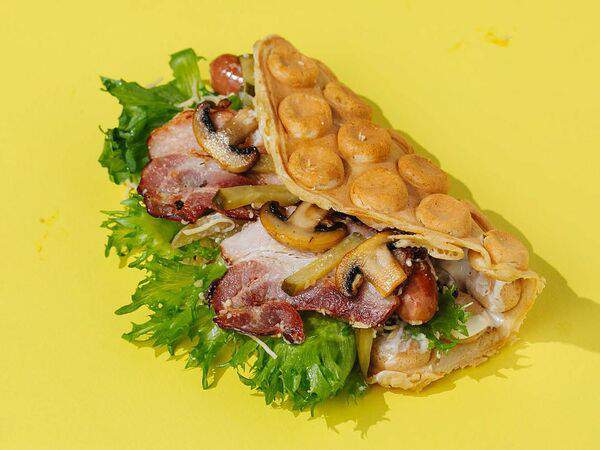 Корица - Гонконгская вафля с копчёностями