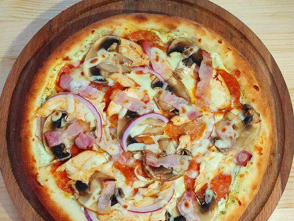 Crust Pie Pizza - Цыпленок с грибами 33