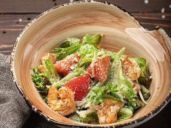 Седло - С креветками и сладкими томатами