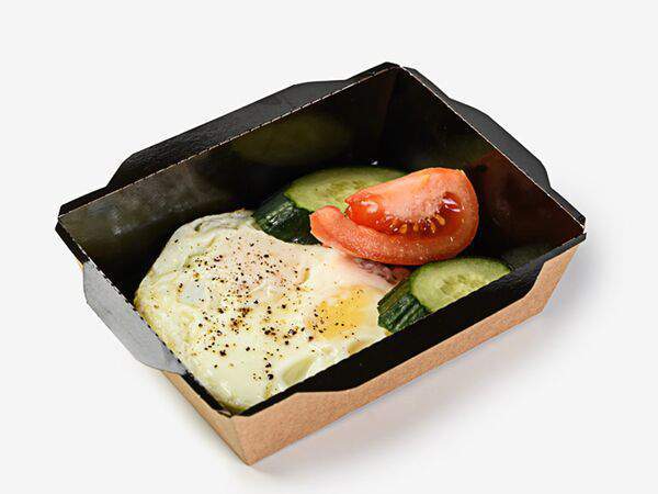 21 квартира - Яичница Глазунья со свежими овощами