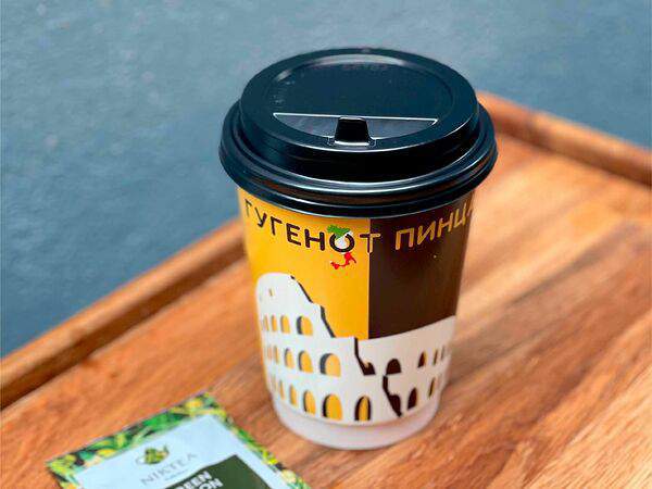 Гугенот пицца - Чай Малина мята