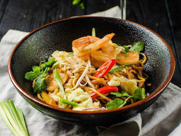 Маймун - Лапша Чао Мин с креветками