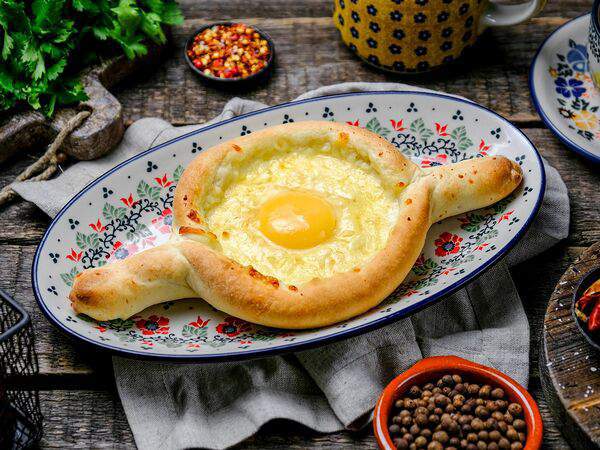 Брынза - Хачапури по-аджарски