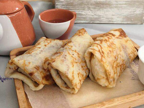 Парим & Варим - Блин с ветчиной и сыром