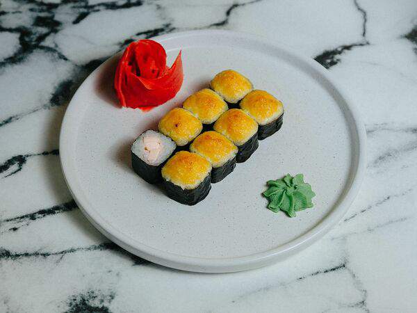 Роллы на районе - Теплый мини-ролл Чикен чиз