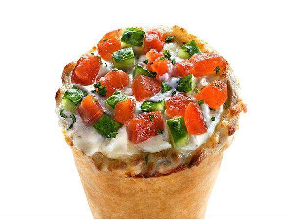 Pizza Cup - Сальмон рожок