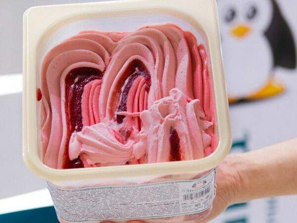 33 пингвина - Мороженое Ice-бох Family Клубника-земляника