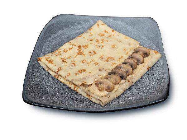 Крутил Вертел - Блин с шампиньонами и белыми грибами