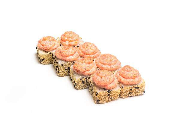 7Pizza & Sushi5 - Ролл Печеная креветка в кунжуте