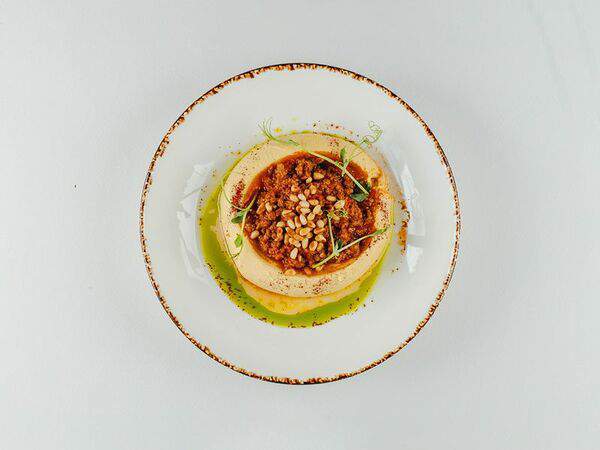 Огонёк - Хумус с бараниной