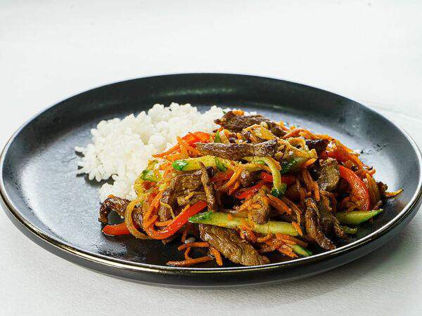 Мастер ланч - Говядина по-корейски с рисом