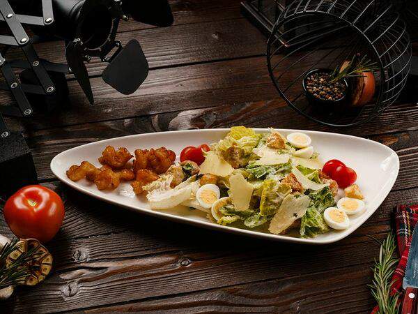 New Slam Food & Music - Цезарь с тигровыми креветками