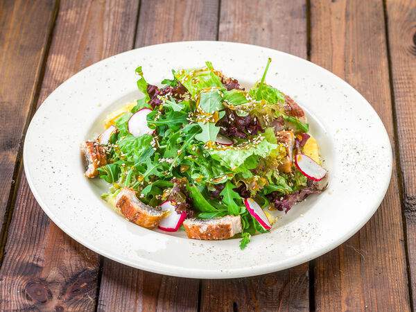 Шерлок Холмс - Салат с копченым угрем