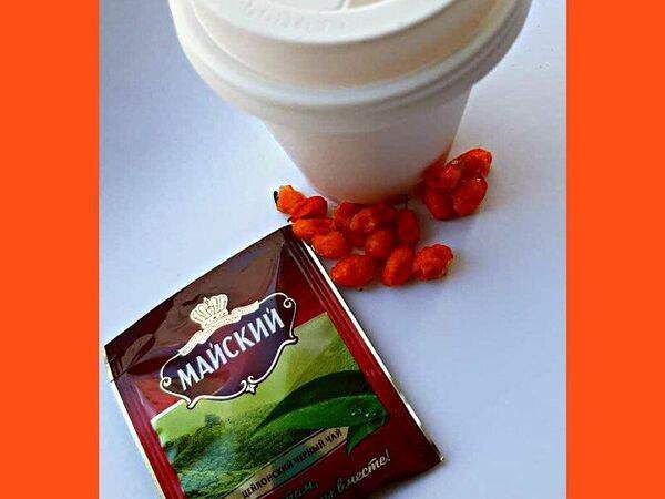 Обед на районе - Чай с облепихой