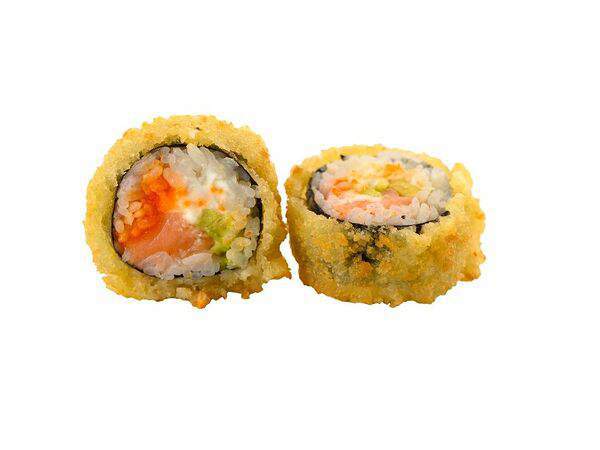 Рамен ролл - Темпурный Лосось с авокадо