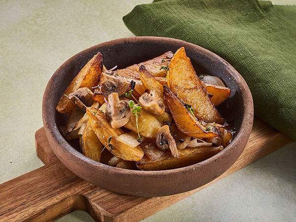 Кацо - Картофель с грибами на кеци