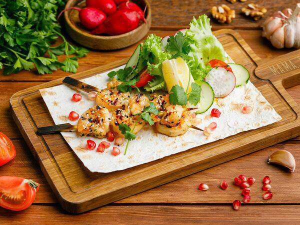 Мама, я дома - Креветки на гриле