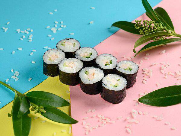 Мох - Ролл с копченой курицей №16