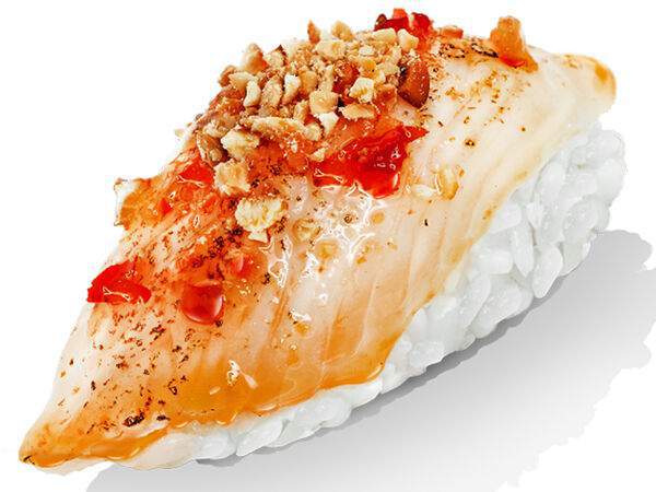 Суши весла Take Away - Нигири с окунем опаленным