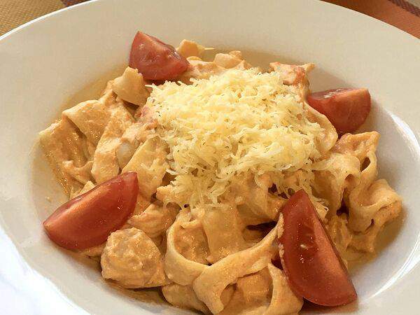 Кофейня Лысая лиса - Паста с креветками