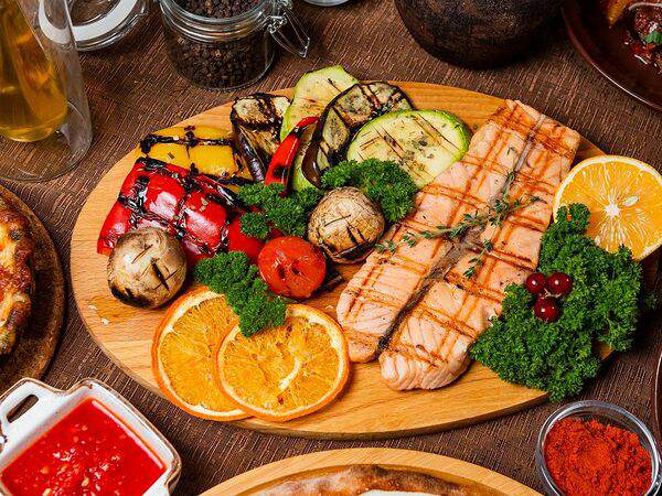 Алаверды - Семга гриль