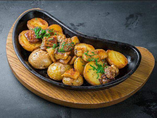 Fish Point - Молодой картофель с белыми грибами