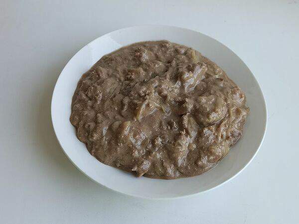 Обеды на Баррикадной - Печень куриная, жаренная с луком