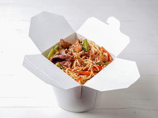 Суша - Вок Свинина в сливочном соусе