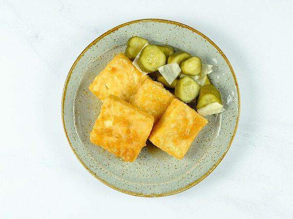 Chicken Star - Жареный тофу в чесночном соусе