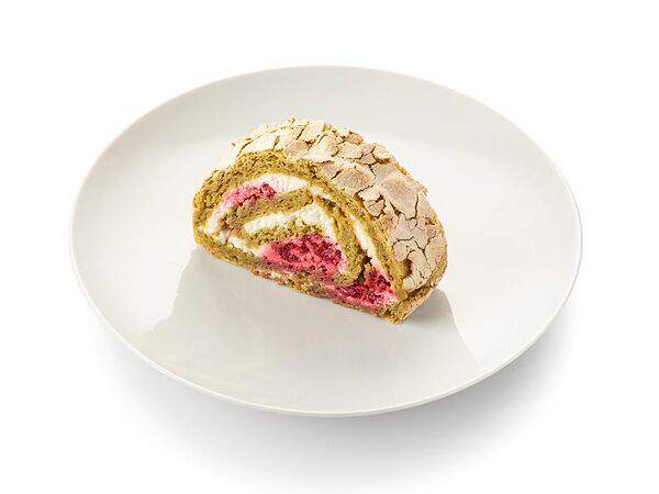 Шоколадница - Фисташковый рулет с малиной