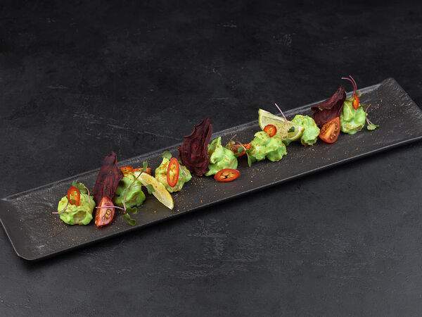 Театральный буфетъ - Запечённые тигровые креветки под соусом васаби