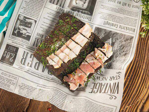 Menthol - Гренки чесночные с беконом