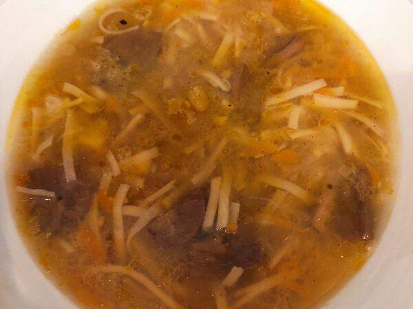 Ника - Суп куриный с лапшой и грибами