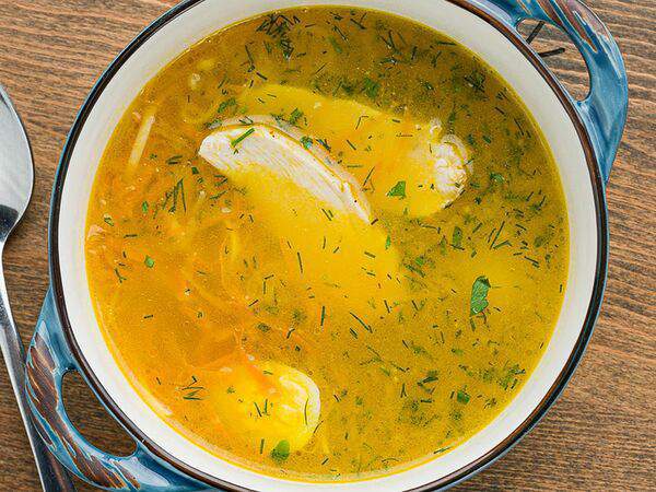 Тема Бар - Куриный суп с лапшой