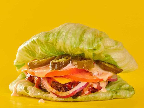 KaifBurger - Кайфбургер Бомбически Острый в салате