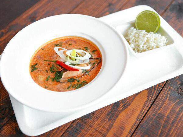 Каравелла - Тайский суп с морепродуктами