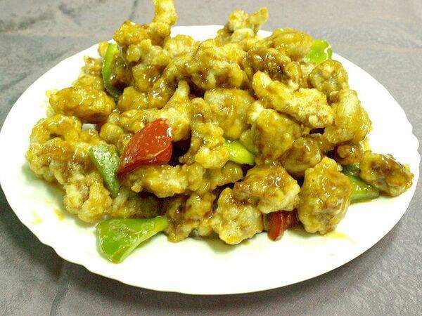 Лунзян - 104 Свинина в кляре со сладким перцем