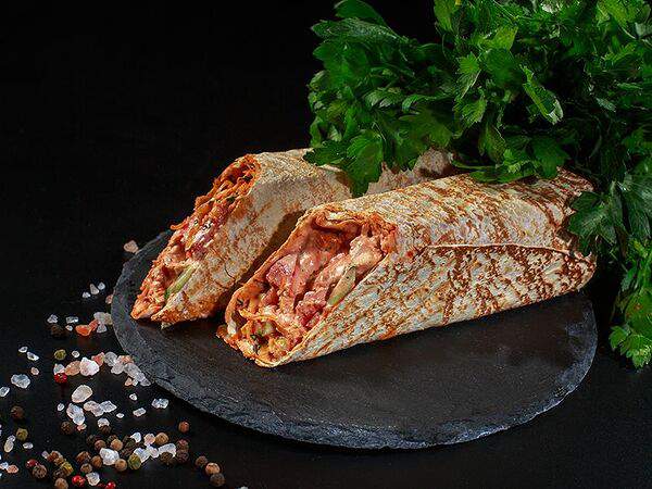 Meat Space - Шаурма куриная в лаваше на углях