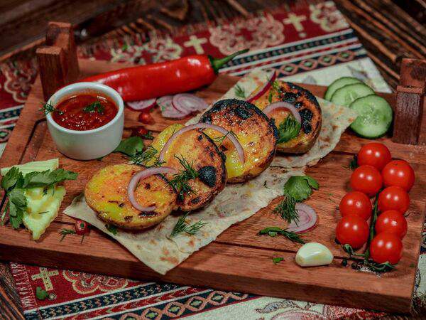 Шашлычный двор - Картофель на мангале