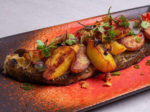 Море - Стейк палтуса с картофелем юдзу