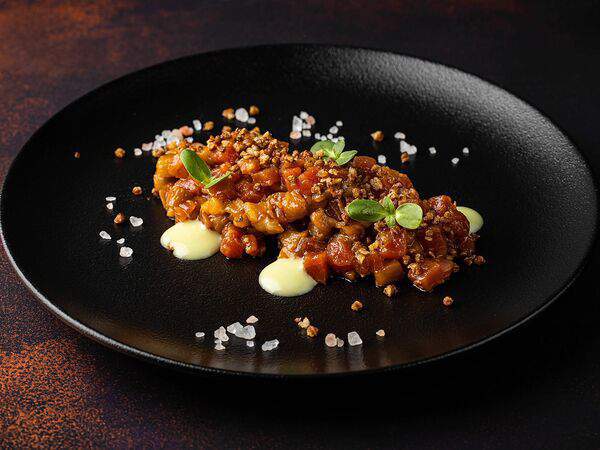 Tritonia - Севиче с тунцом и баклажаном