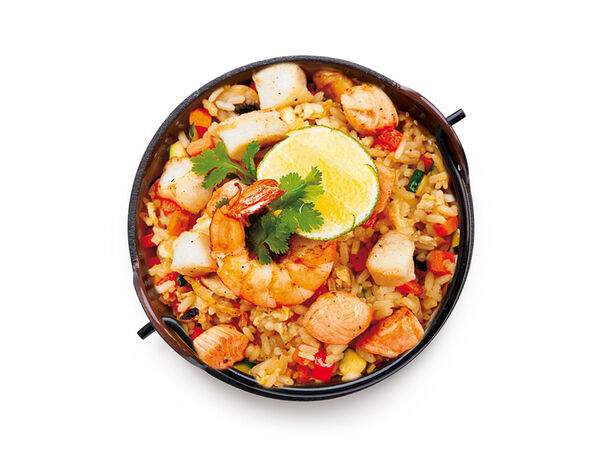 Hot Pizza - Рис с морепродуктами