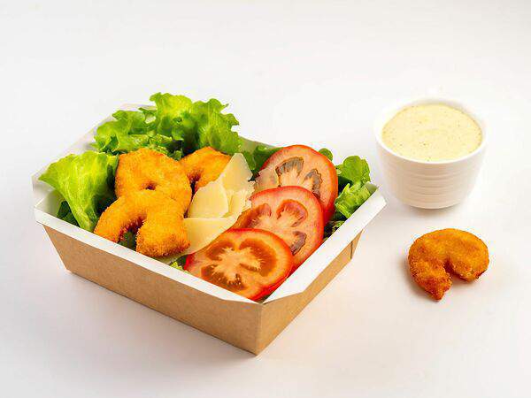 Шаурма не за горами - Салат Цезарь с креветками