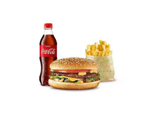 Hesburger - Большое комбо с Горячей головой